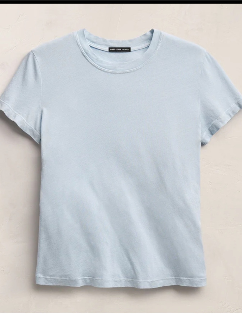 James Perse Pale Blue Short Sleeve Tee